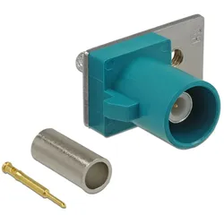 Delock FAKRA Z Stecker Federpin zum Crimpen 1 vorgestanztes Loch