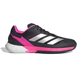 Adidas, Herren, Tennisschuhe, Defiant Speed 2 (44 2/3), Silber, Schwarz, Rosa