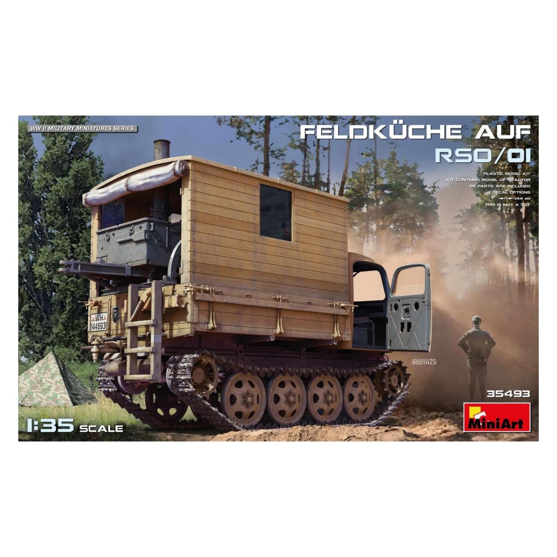Mini art 1:35 Dt. Feldküche auf RSO/01 (550035493)
