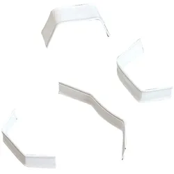 25000 Clipbandverschluss weiß | 33 mm, Papier, Metall
