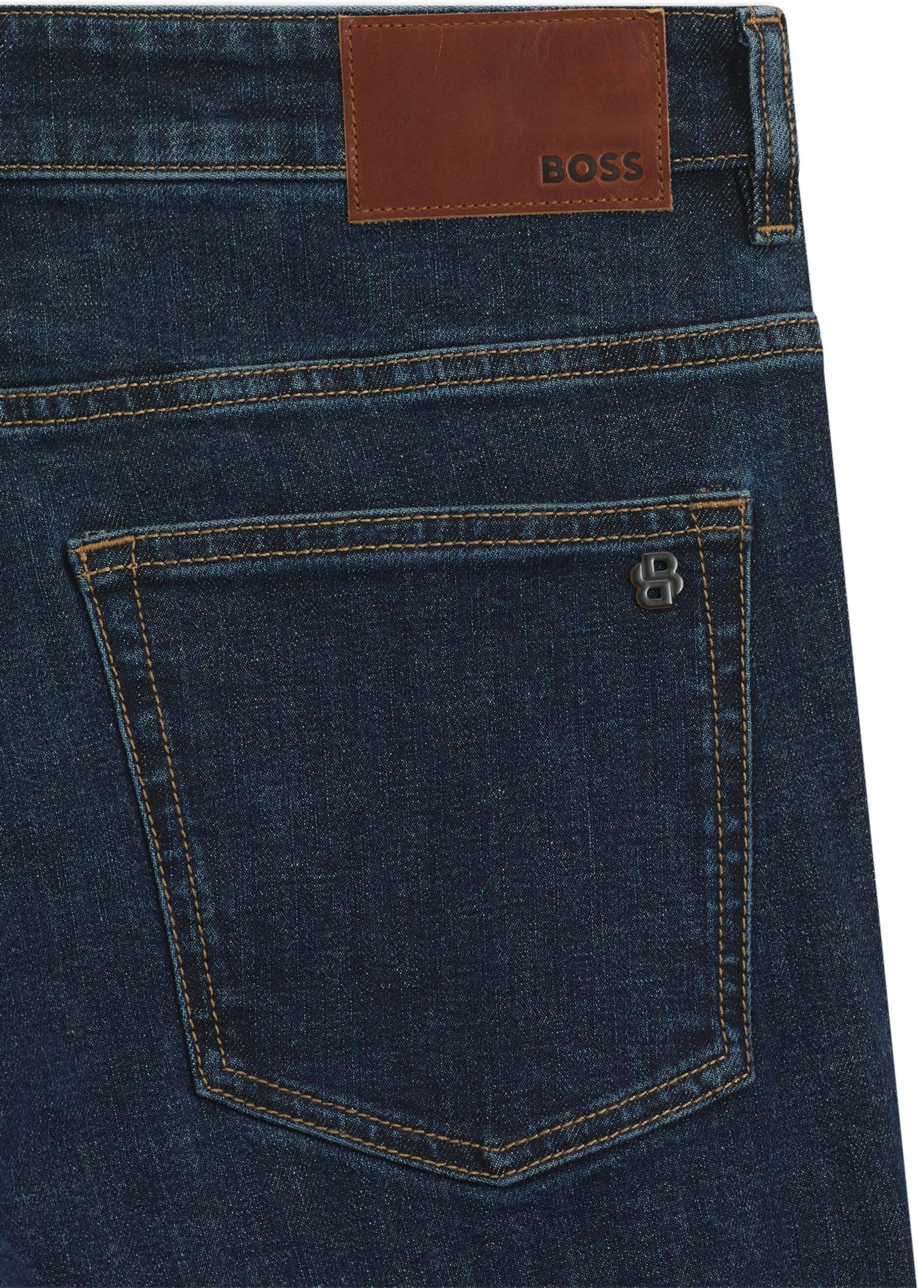 Boss ORANGE "Delaware Soft-Motion-Denim" Schmale Passform Mittlere Leibhöhe