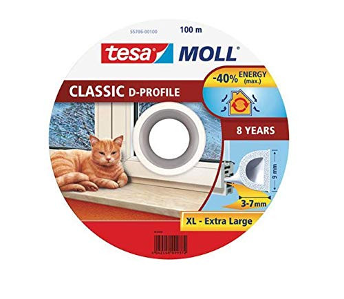 tesa moll D-profiel afdichtingsprofiel