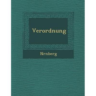 Verordnung, von , Saraswati Press, 978-1-288-05124-3