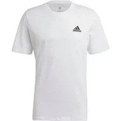 ADIDAS Herren Essentials Embroidered Small Logo T-Shirt, Größe XXL in Grau Grau