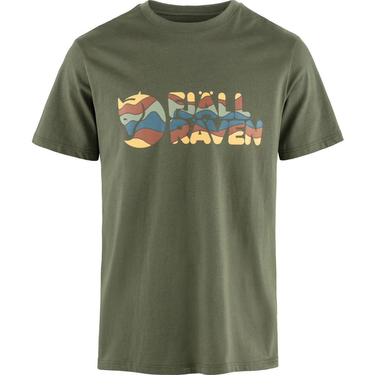 Fjällräven Multicolor Logo T-shirt M laurel green (625) S F12600268-625-S