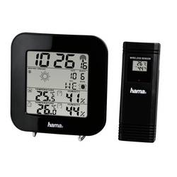 hama 00186310 Wetterstation EWS-200, Schwarz