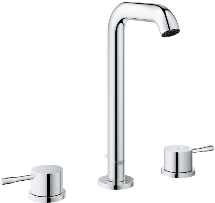 Grohe Essence 3 Loch Waschtischarmatur 20299001 chrom, mit Ablaufgarnitur