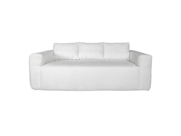 Sofa 3-Sitzer aus Frotteestoff mit Kissen