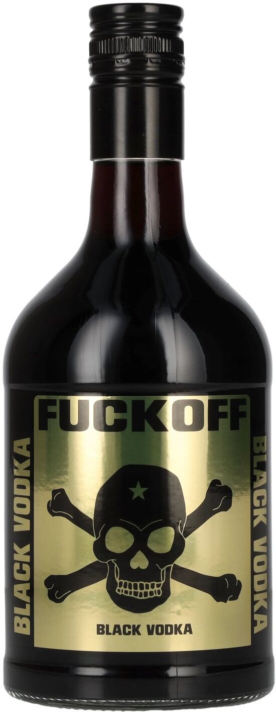 Fuckoff vodka, liqueurs & more Fuckoff BLACK Vodka 40% Vol. 0,7l