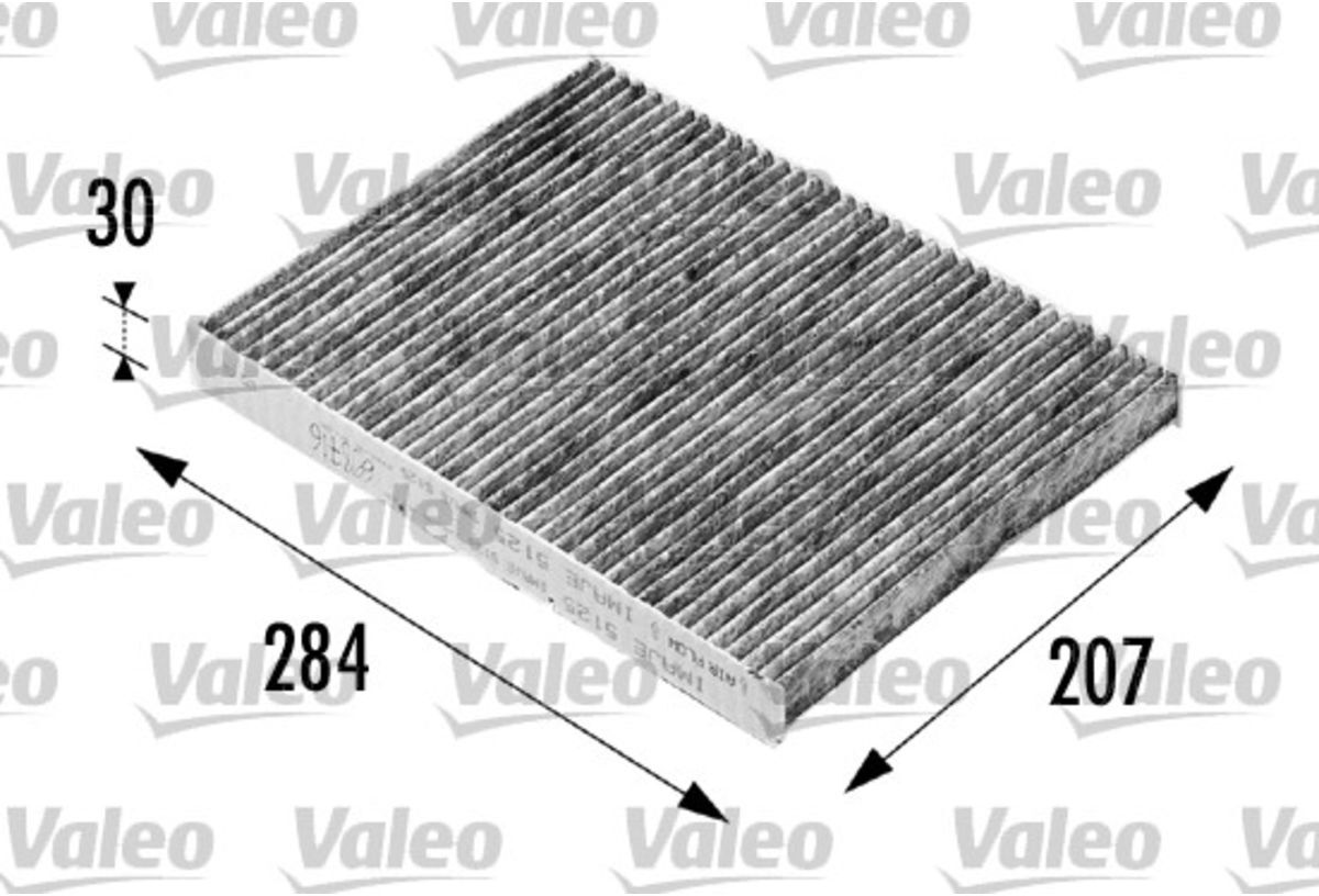 Innenraumluftfilter mit Aktivkohle VALEO 698716