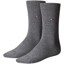 Tommy Hilfiger Herrensocken Classic Business Socken - 2er Pack - anthracite melange (030) - 43-46