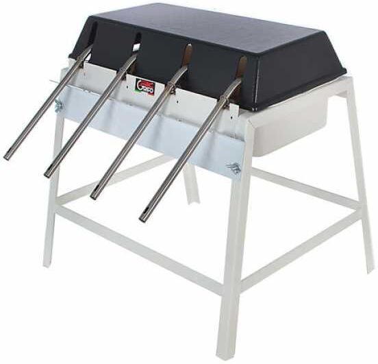 Grifo mit 4 Stationen - Manueller Abfüller mit Füllventilen aus Edelstahl und Kunststofftank