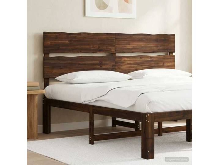 Tête de lit en bois brut ROSTOCK Marron foncé 180 cm 903281