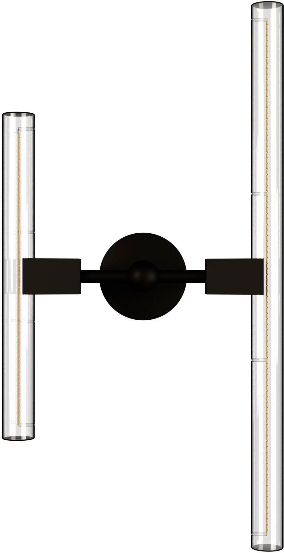 SEGULA Wandleuchte "Syntax", schwarz, 1 Stk., Leuchten, Stylisher Minimalismus, schwarzes Metall, Wandleuchte