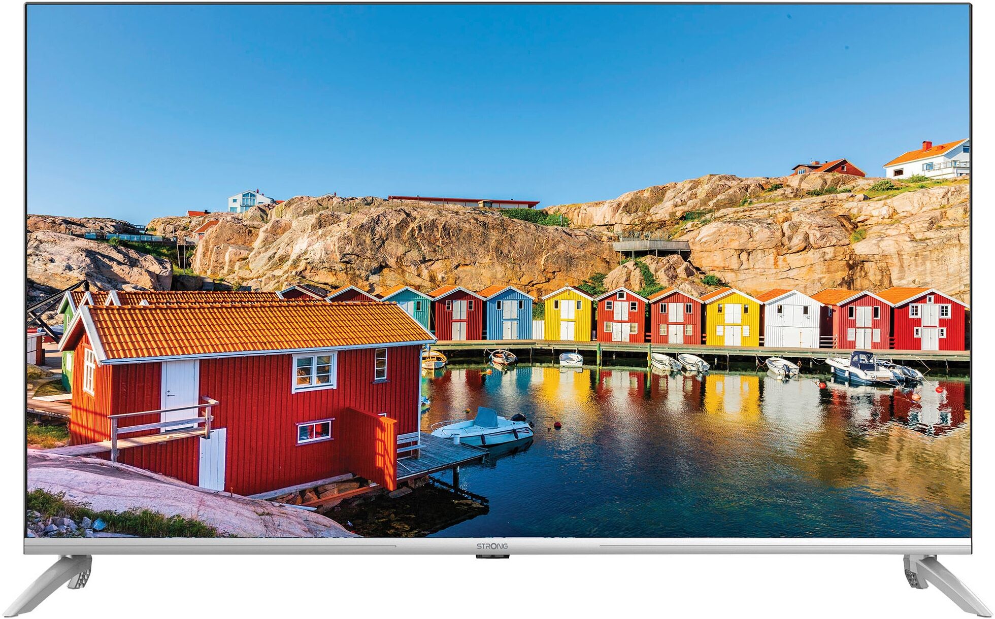 STRONG LED-Fernseher, Energieeffizienz: G, silber, 43 ″, Fernseher, LED-Fernseher
