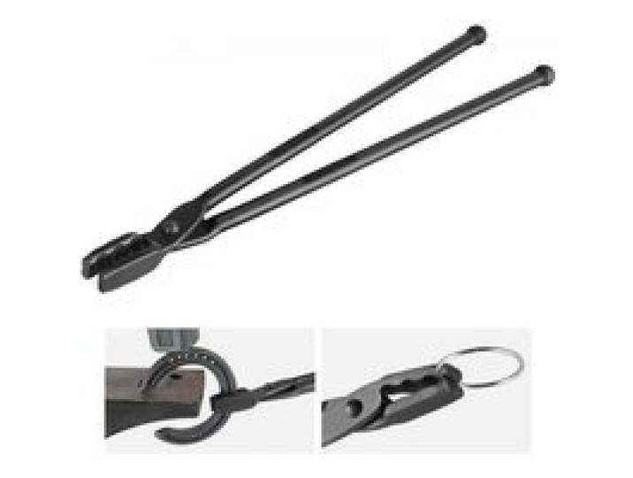 VEVOR Pince de Forge 46 cm Tenailles de Forge en Gueule de Loup Construction Durable en Acier au Carbone Long Manche Bonne Prise Opération Plus Sûre Matériels de Base pour Forgeron Artisanat Atelier