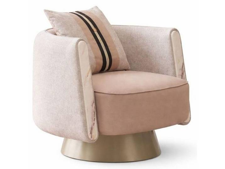 JVmoebel Sessel Stilvolles Sessel im modernen Look – Beige mit elegantem Detail (1-St), Made in Europa