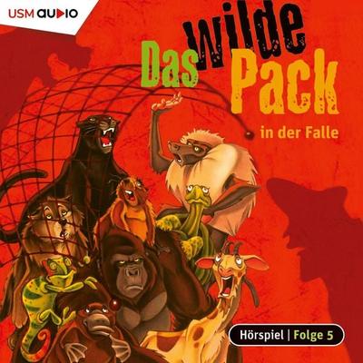 Das wilde Pack in der Falle - André Marx,Boris Pfeiffer, Audio, 9783803290540