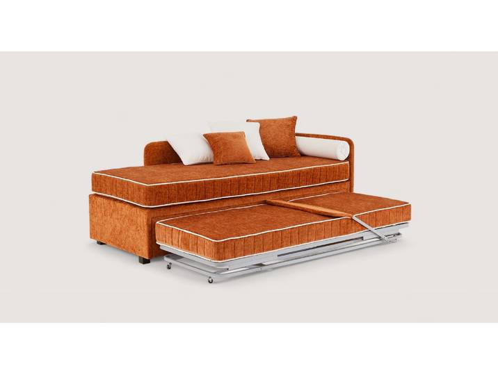 Lit gigogne NOLAN Margon Basic Brick / Cotton Touch/514-White
