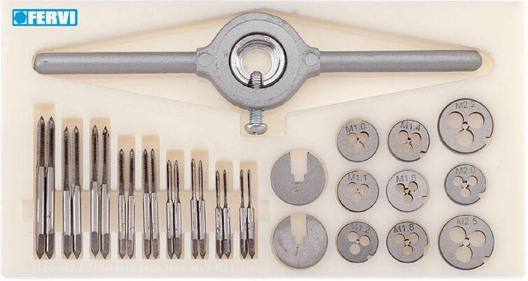 Fervi M030 Serie 30 pz maschi e filiere