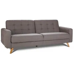 Exxpo by Gala Schlafsofa Nappa Stoff Grau Graphit