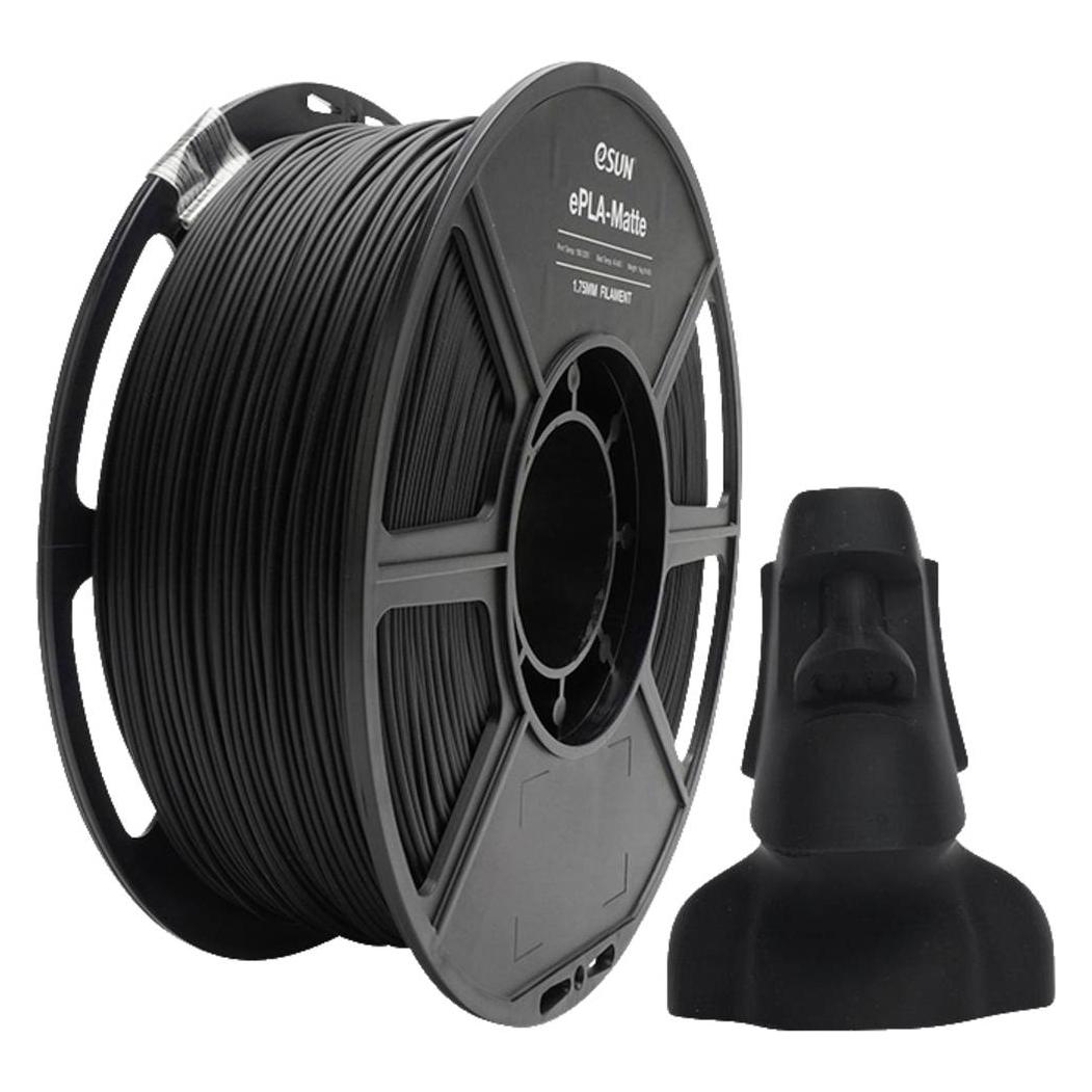 eSUN ePLA-Matte Black (PLA, 1000 g, 1.75 mm) (ePLA-Matte Black)