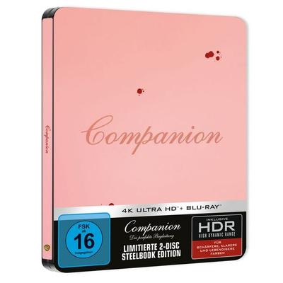Companion - Die Perfekte Begleitung - Steelbook - Limited Edition (4K Ultra HD) (+ Blu-ray), Blu-ray 4K
