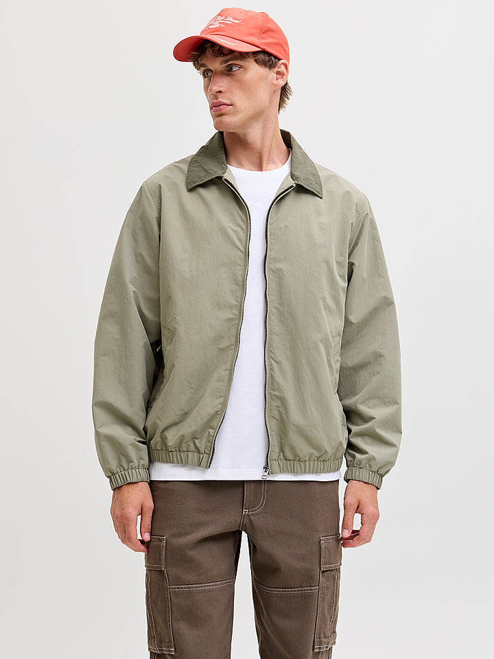 Jack & Jones Übergangsjacke "Baxter" in Khaki - L