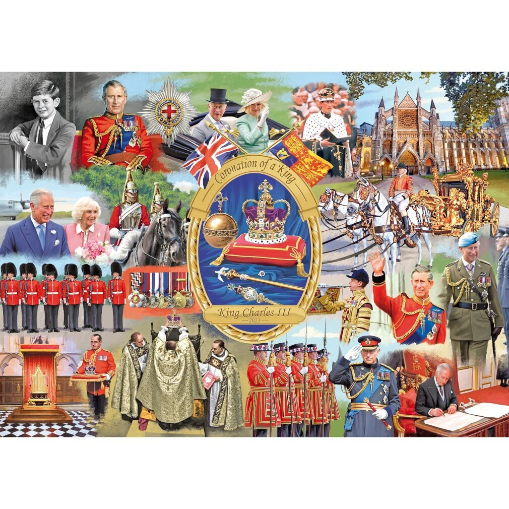 Gibsons Puzzel Coronation of a King 1000 stukjes