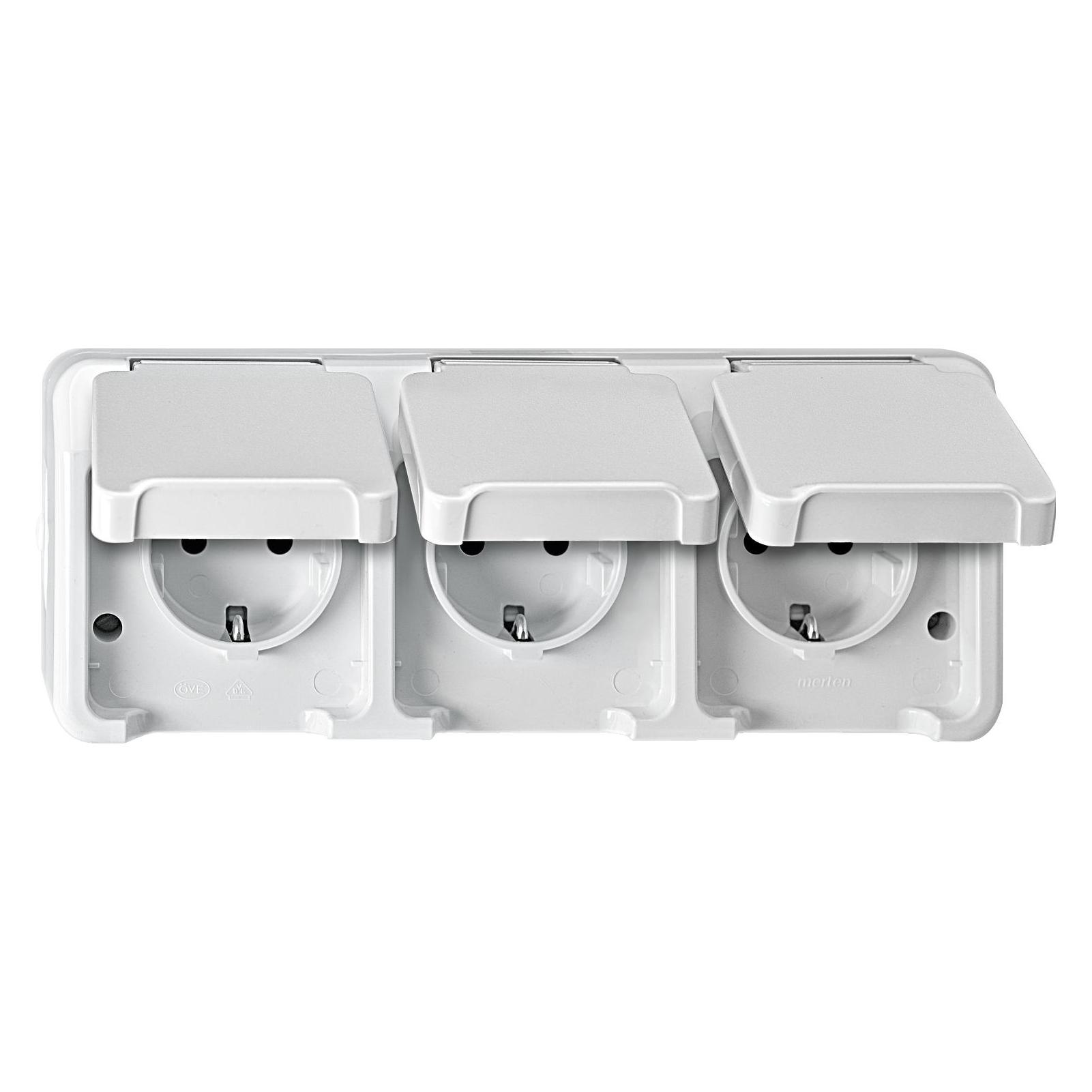 Merten SCHUKO-Dreifach-Steckdose (MEG2390-8019)