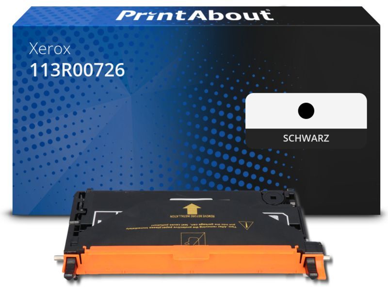 PrintAbout Toner kompatibel mit Xerox 113R00726 - Schwarz