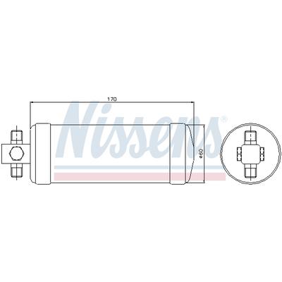 NISSENS Trockner, Klimaanlage 95418 für KIA
