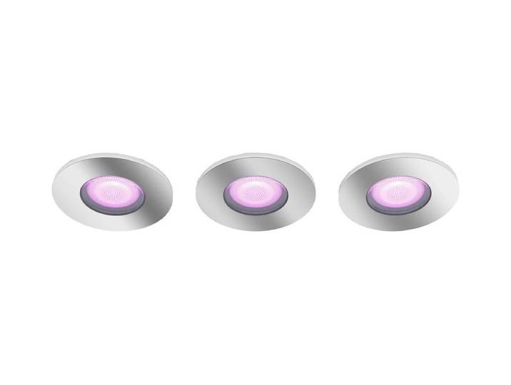 Philips Hue White & Col. Amb. Xamento Spot chrome 3er