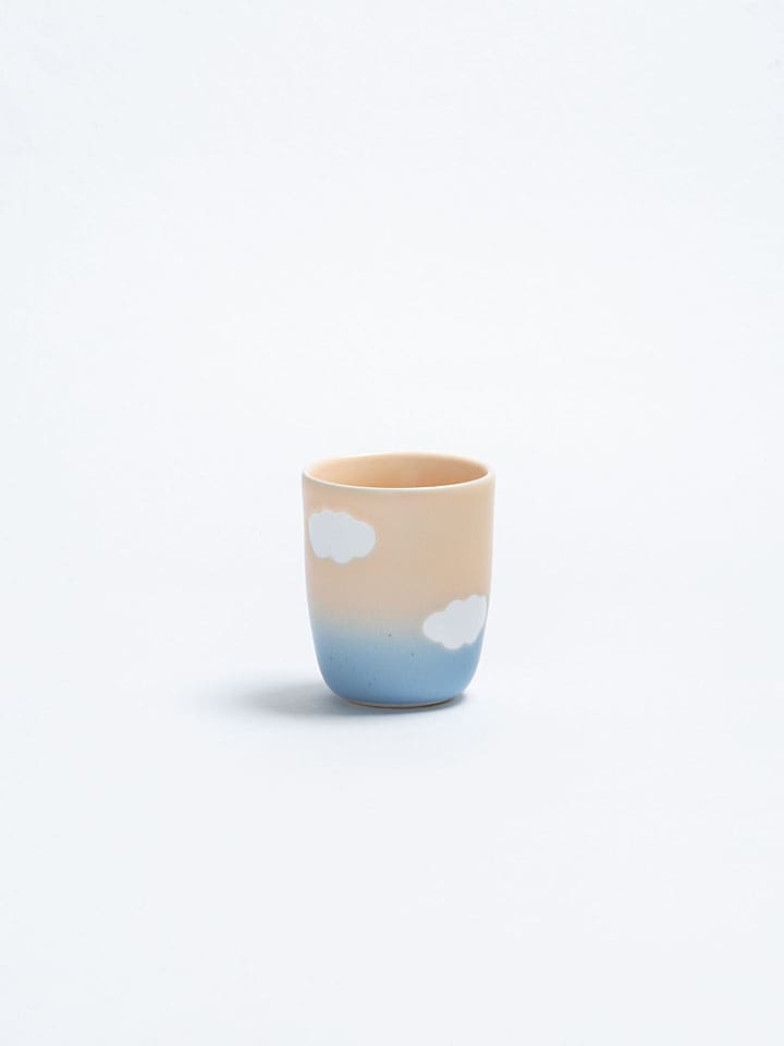 Egg Back Home Becher ''Cloud'' in Orange/ Hellblau - 220 ml - onesize