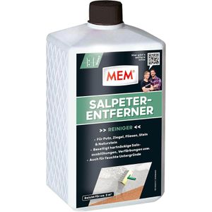 MEM Steinreiniger 30836103, Salpeter-Entferner, für außen und innen, lösemittelfrei, 1 Liter