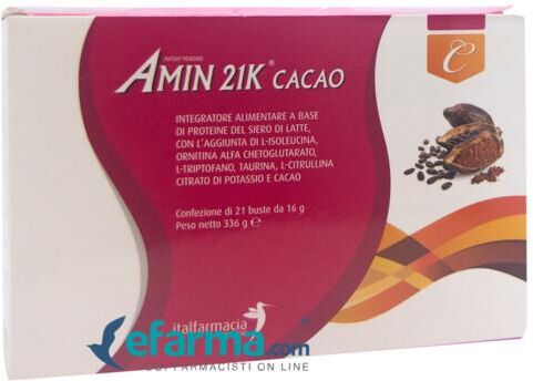 Amin 21K Integratore Gusto Cacao 21 Bustine
