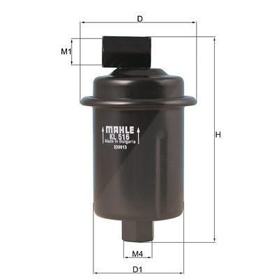 Mahle Kraftstofffilter [Hersteller-Nr. KL516] für Hyundai