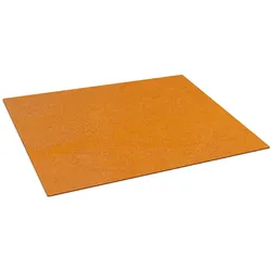 Bodenplatte -  3mm cortenstahl Bijuga - 745 x 745 cm