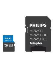 Philips MicroSDXC Card 256 GB Class 10 UHS-I U3 incl. Adapter Extended Capacity SD MicroSDHC 256 GB (FM25MP65B/00)