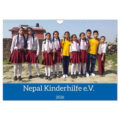 Kalender der Nepal Kinderhilfe e.V. (Wandkalender 2026 DIN A4 quer), CALVENDO Monatskalender