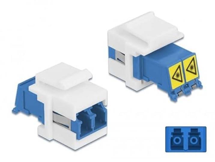 Delock Keystone module LC Duplex bus naar LC Duplex bus