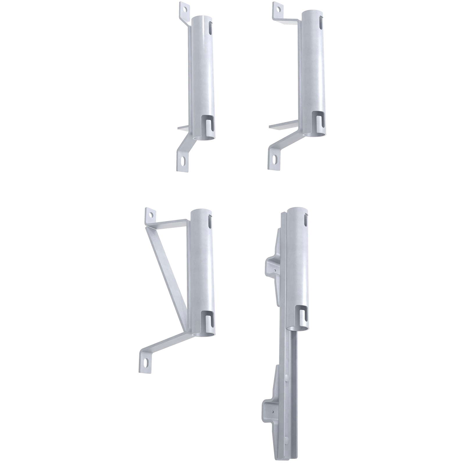 Zarges Einsteckhülse Edelstahl 30mm Wandabstand