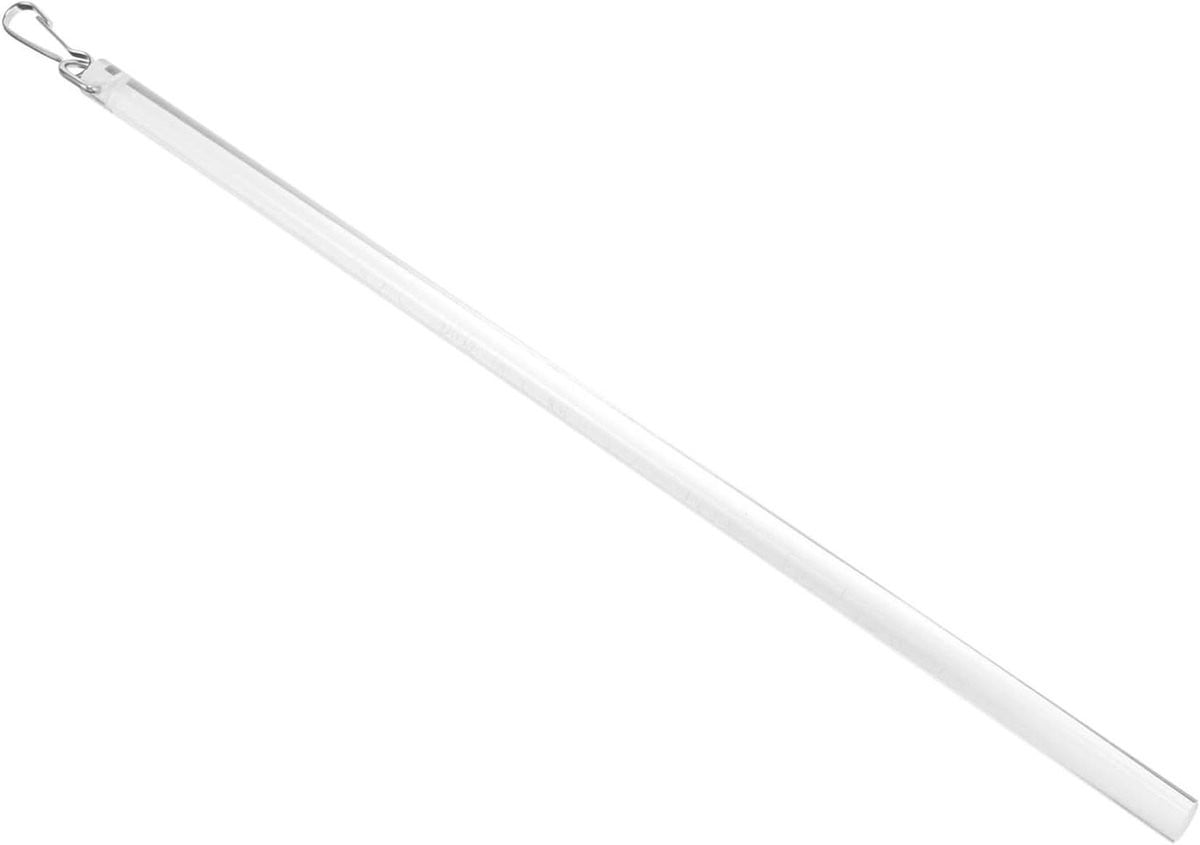 Gordijn trekstang voor gordijnen en jaloezieën, transparant, 34 cm
