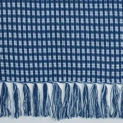 Lintex Linens, Inc. Homespun Oblong Tablecloth, 60 x 84, Blue