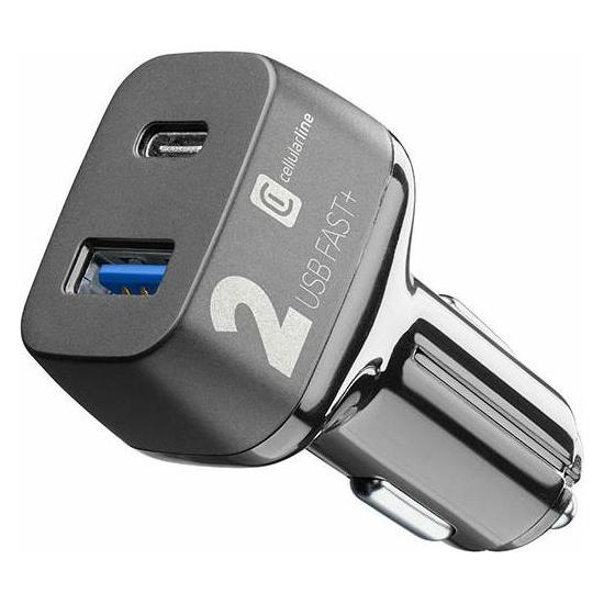 Cellularline Car Multipower 3 Pro (CBRUSB3QC42WK)