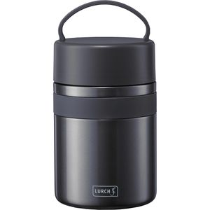 Lurch Thermobehälter Iso-Pot 2.0 00240844, Edelstahl, hält 12 h warm, grau-metallic, auslaufsicher, 800 ml