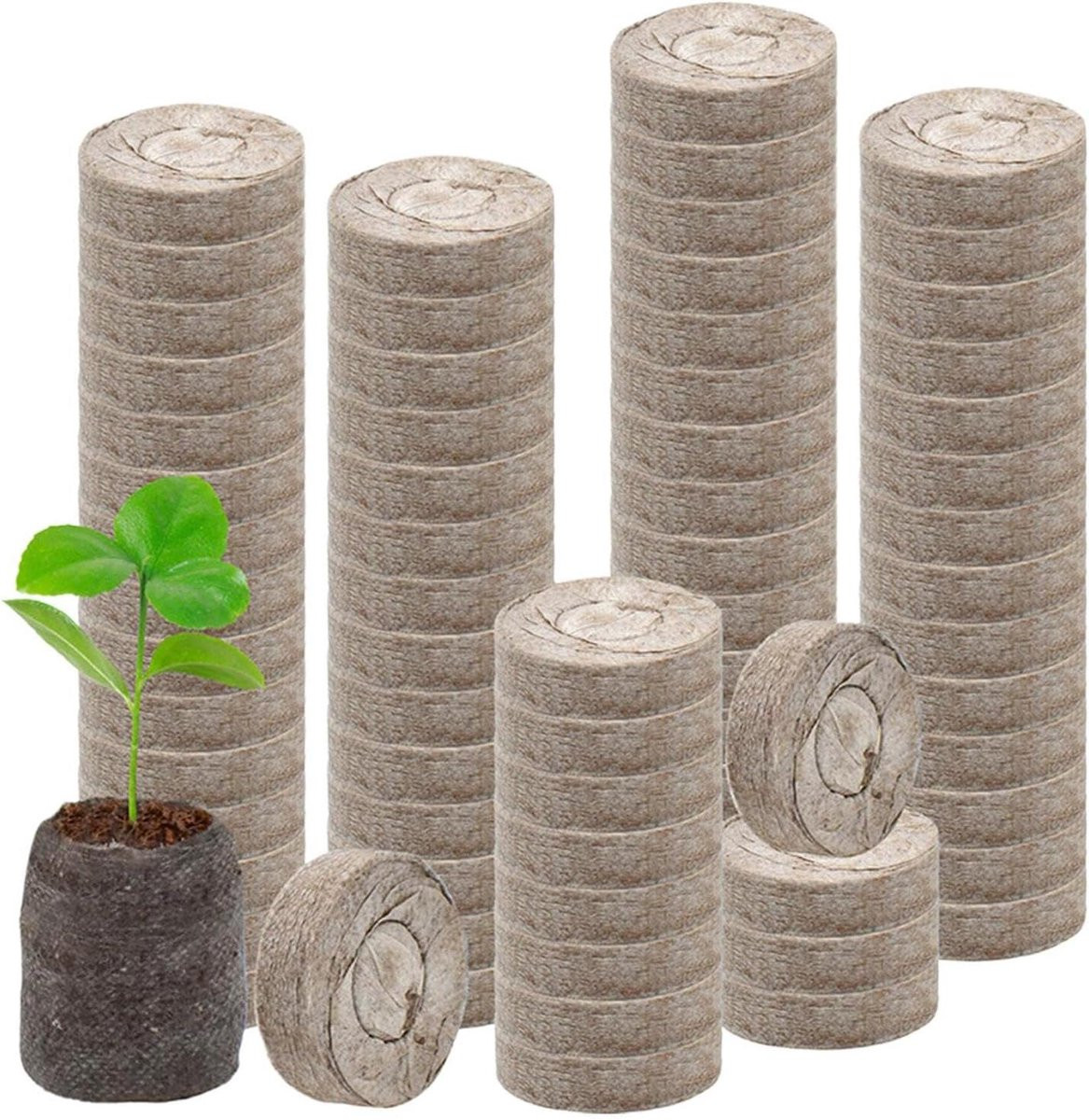 Potgrond voor binnenplanten - 100 stuks - Bruin