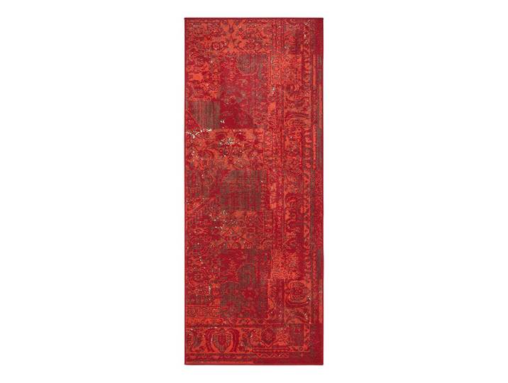Läufer Plume 80 x 0 x 250cm Rot/Rot