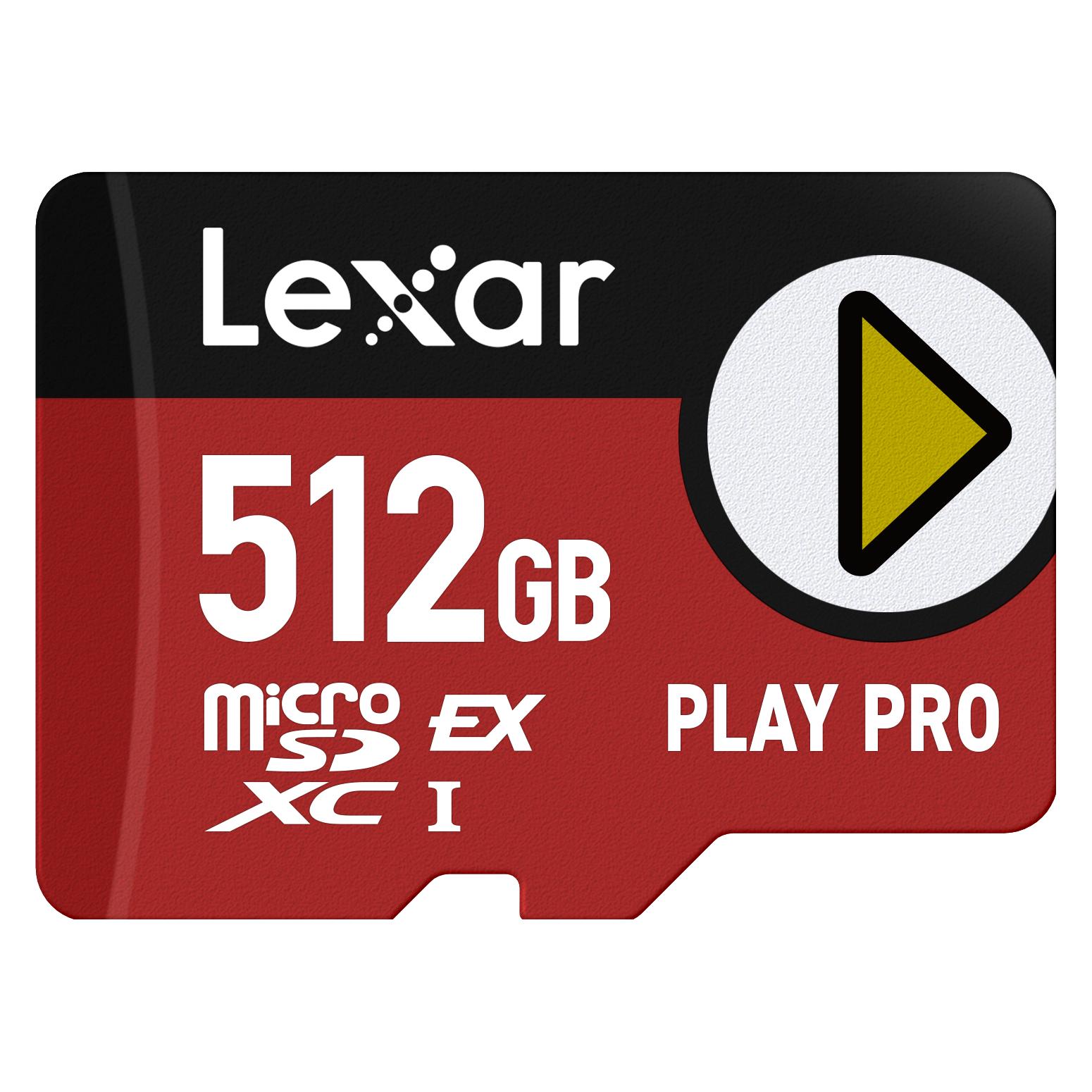 Lexar Play Pro (512 GB, microSD Express, U3, UHS-I) (LMSXPS0512G-BNNNG)