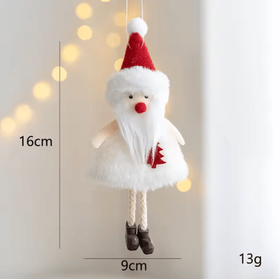 Inspire Picks Angel Doll Christmas Tree Ornament Hanging Angel Plush Decoration For Holiday & New Year lr